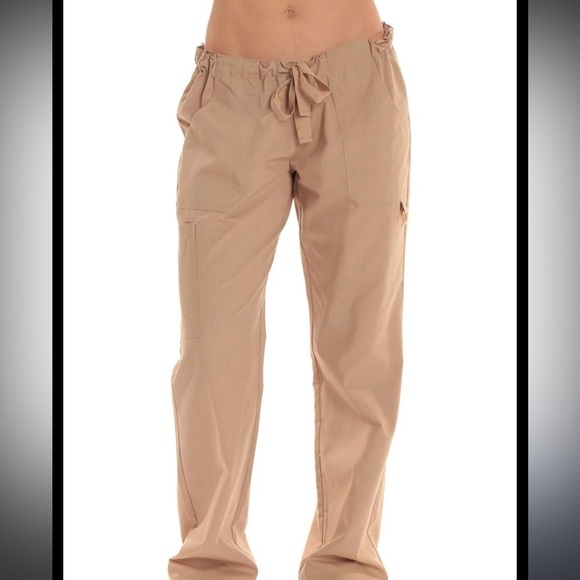 Just Love Cargo Solid Scrub Pants Dark Brown size 2X - Picture 1 of 8